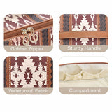 Bohemian PU cloud pillow cosmetic bag, large capacity portable cosmetic case, travel toilet bag, travel makeup bag,Makeup bag organizers,Makeup bags, small