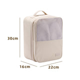 Shoe storage bag, anti-splashing thickened shoe box, travel storage shoe bag, can accommodate three pairs of shoe storage bag