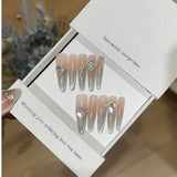 1034- Handmade press on nails fake nails removable