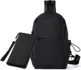 Chest bag, chest purse, fanny pack, fanny pack crossbody unisex, trekking multifunctional anti-theft single belt tactical Crossbody bag, fanny pack suitable for walking bike travel cycling