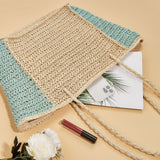 Summer Woven Shoulder Bag – Rustic Straw Handbag, Beach Vacation Tote, Casual Trendy Purse