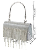 Bling Diamonds Rhinestone Tote Women Bags Purse Prom Evening Cltuch Crossbody Lady Handbags