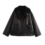 Reversible Fur & Leather Jacket