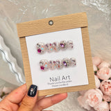 0971- Handmade press on nails fake nails removable