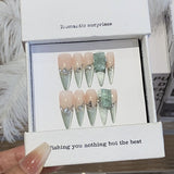 1034- Handmade press on nails fake nails removable