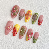 0983- Handmade press on nails fake nails removable