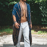 Men¡¯s Summer Beach Sun Protection Shirt ¨C Casual Printed Resort Shirt, Fashion Cape Outerwear