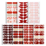 Christmas luminous nail polish film nail sticker, hot-selling Christmas tree adhesive nail sticker