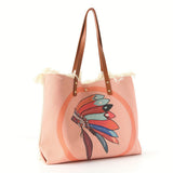 Fashion Large Tote Bag – High-Aesthetic Printed Handbag, Ethnic Style Travel Shoulder Shopper