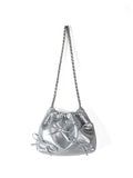 Commuter versatile chain bag, bow soft leather crossbody bag women, spring fashion shoulder crossbody bag