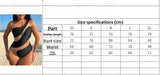 Sexy Tight Mesh Stitching Hollow Shoulder One-piece Women's Swimsuit Bikini