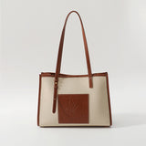 Women tote bag trendy fashion simple large capacity ladies shoulder bag 8001