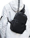 Chest bag, chest purse, fanny pack, fanny pack crossbody unisex, trekking multifunctional anti-theft single belt tactical Crossbody bag, fanny pack suitable for walking bike travel cycling