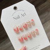 0938- Handmade press on nails fake nails removable