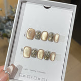 1033- Handmade press on nails fake nails removable