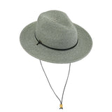 C.C Chin Strap Straw Panama Hat