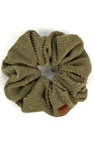 C.C Corduroy Solid Color Soft Scrunchies
