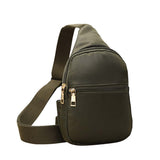 Solid Nylon Mini Sling Bag