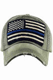 AMERICAN FLAG VINTAGE BASEBALL CAP