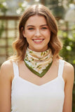 Botanical Pattern Print Bandana Scarf