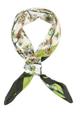 Butterfly and Floral Print Bandana Summer Scarf
