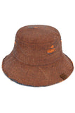 C.C STONE WASHED DENIM BUCKET HAT