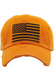 Women's American Flag Vintage Baseball Cap 4th of July
