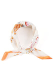 Flower Pattern Bandana Scarf