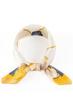 Flower and Tassel Pattern Print Bandana Scarf