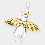 Metal Angel Pendant