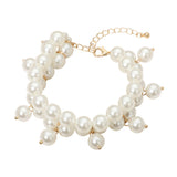 Pearl Charm Double Strand Bracelet