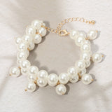 Pearl Charm Double Strand Bracelet