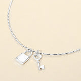 Padlock Key Pendant Necklace