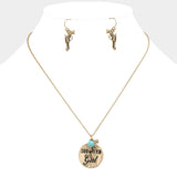 "Southern Girl" Gun Charm Necklace