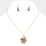 "Born Free" Charm Pendant Necklace