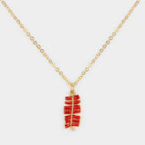 Firecracker Pendant Necklace