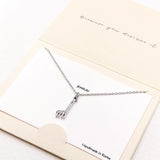 Rhinestone Embellished Metal Giraffe Pendant Necklace