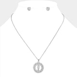 Stainless Steel CZ Stone Paved San Judas Tadeo Pendant Necklace