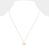 Natural Stone Pendant Necklace