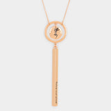 Follow your arrow _ Patterned Arrow Necklace