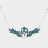 Metal Claddagh Pendant Necklace