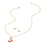 Cute Santa Claus Pendant Necklace