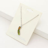 California State Map Abalone Pendant Necklace