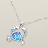 Women's Crab Charm Pendant Necklace