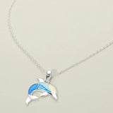 Dolphin Charm Pendant Necklace