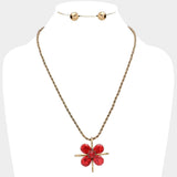 Flower Pendant Necklace