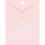 Star Pendant Necklace