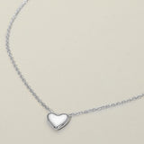 Stainless Steel Heart Pendant Necklace