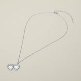 Stainless Steel Heart Locket Pendant Necklace