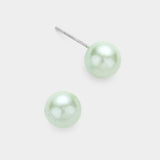 Pearl stud earrings